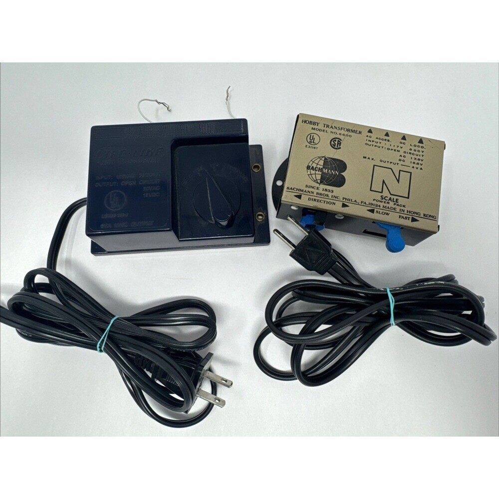 Bachmann N Scale Power Pack Transformer Model 6600 Train Controller + Life-Like